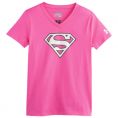     Under Armour Supergirl V-Neck 1249714 675 Size YSM