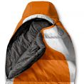   Eddie Bauer 1806 Snowline -7C Synthetic Insulation Sleeping Bag Orange Long