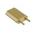   USB Power Adapter  iPhone/iPod Gold