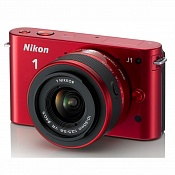 Nikon 1 J1 Kit 10-30  F/3.5-5.6 VR Red